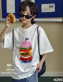 Áo thun hamburger 3D