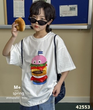 Áo thun hamburger 3D